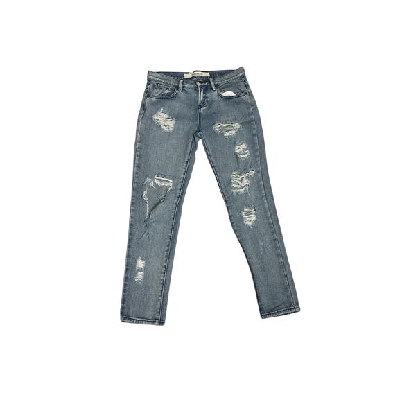 Melville Distressed Light Wash Jeans Size 25 - Picture 3 of 8